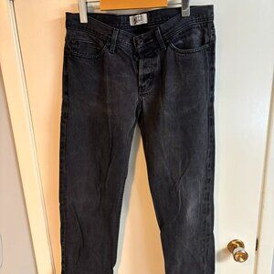 Naked & Famous Solid Black Selvedge (Weird Guy) – Size 34
